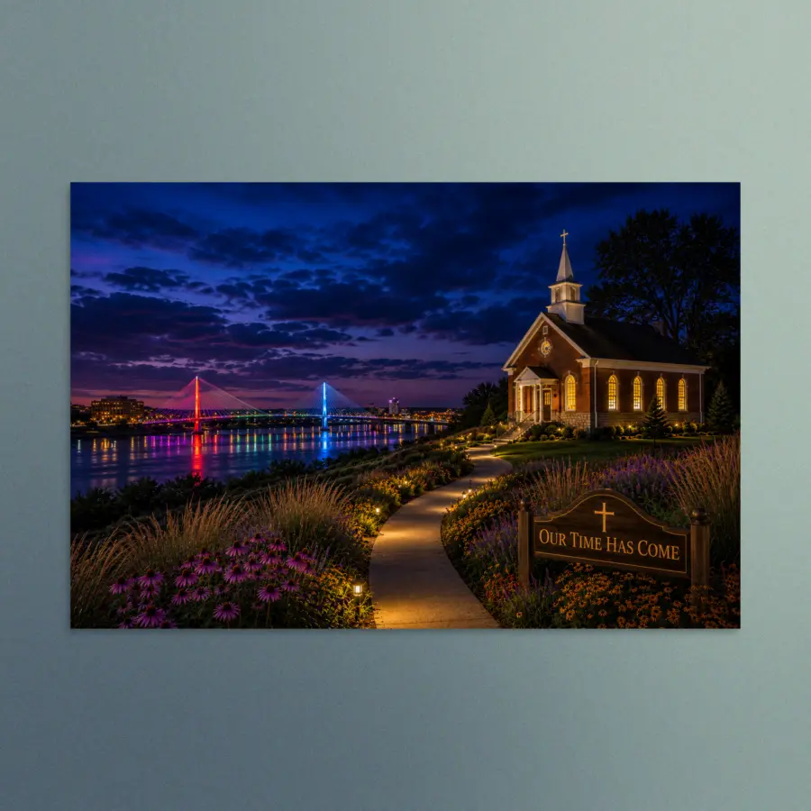 Our Time Has Come - Iowa - Christian Devotional Art Print - Rectangle/Landscape