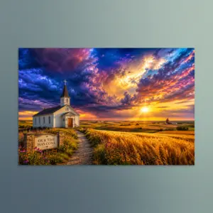 Our Time Has Come - Kansas - Christian Devotional Art Print - Rectangle/Landscape