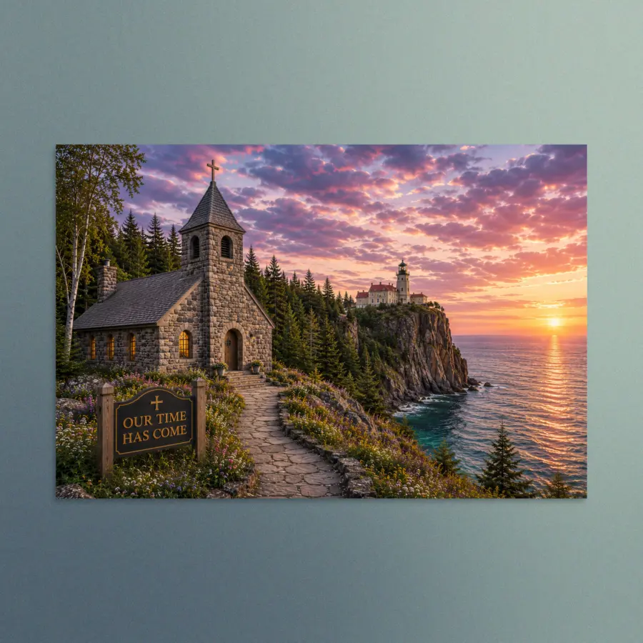 Our Time Has Come - Minnesota - Christian Devotional Art Print - Rectangle/Landscape