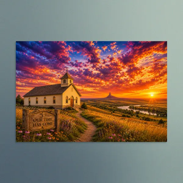 Our Time Has Come - Nebraska - Christian Devotional Art Print - Rectangle/Landscape