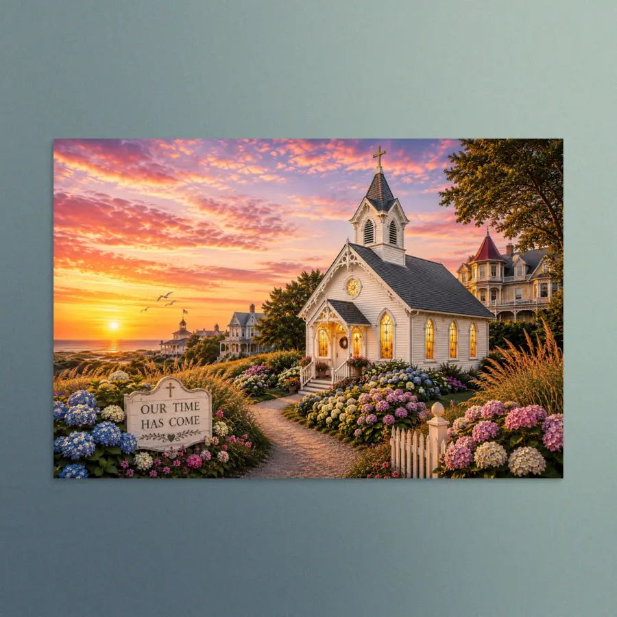 Our Time Has Come - New Jersey - Christian Devotional Art Print - Rectangle/Landscape