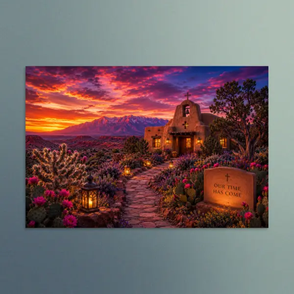 Our Time Has Come - New Mexico - Christian Devotional Art Print - Rectangle/Landscape