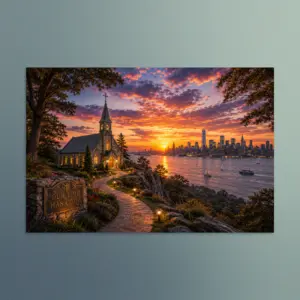 Our Time Has Come - New York - Christian Devotional Art Print - Rectangle/Landscape