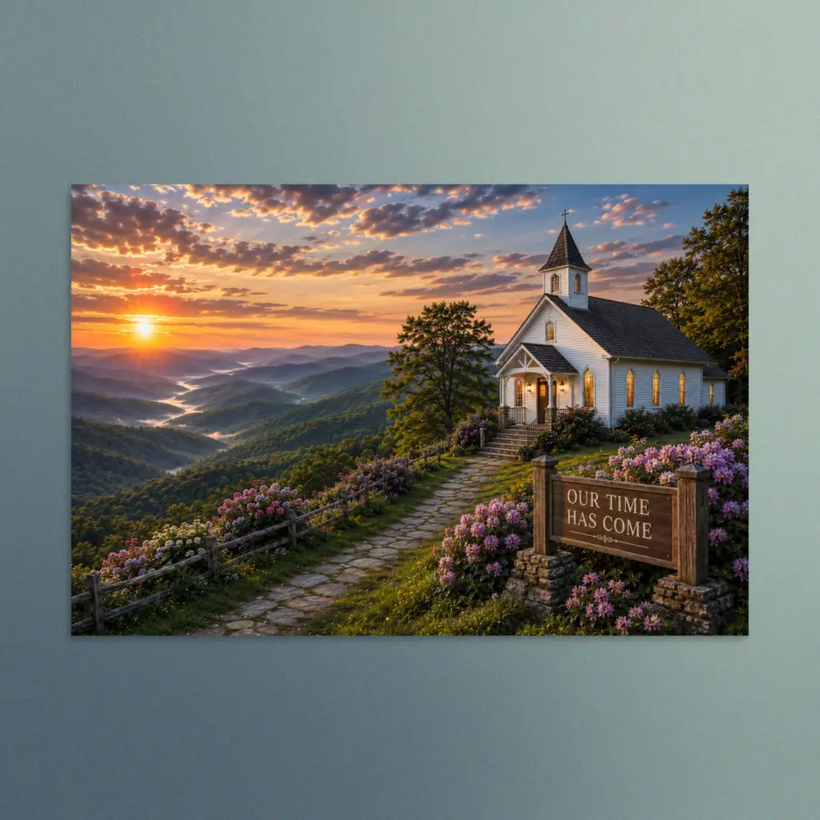 Our Time Has Come - North Carolina - Christian Devotional Art Print - Rectangle/Landscape