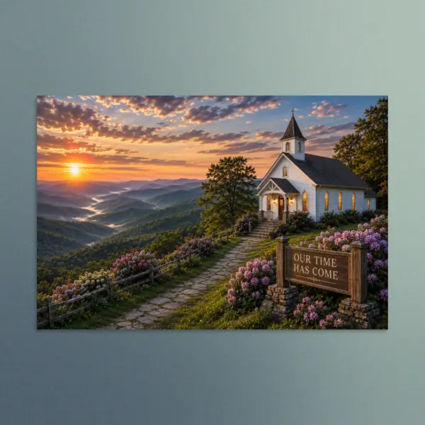 Our Time Has Come - North Carolina - Christian Devotional Art Print - Rectangle/Landscape