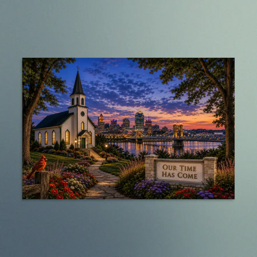 Our Time Has Come - Ohio - Christian Devotional Art Print - Rectangle/Landscape