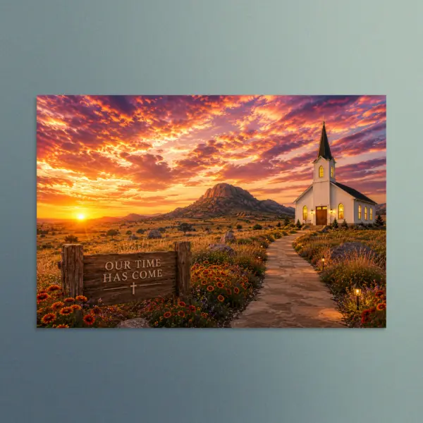 Our Time Has Come - Oklahoma - Christian Devotional Art Print - Rectangle/Landscape