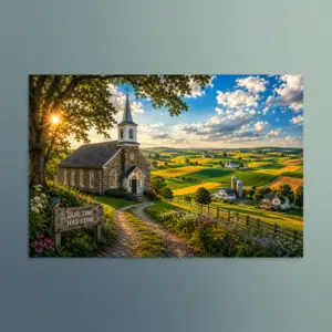 Our Time Has Come - Pennsylvania - Christian Devotional Art Print - Rectangle/Landscape