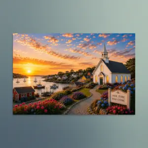 Our Time Has Come - Rhode Island - Christian Devotional Art Print - Rectangle/Landscape