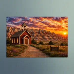 Our Time Has Come - South Dakota - Christian Devotional Art Print - Rectangle/Landscape