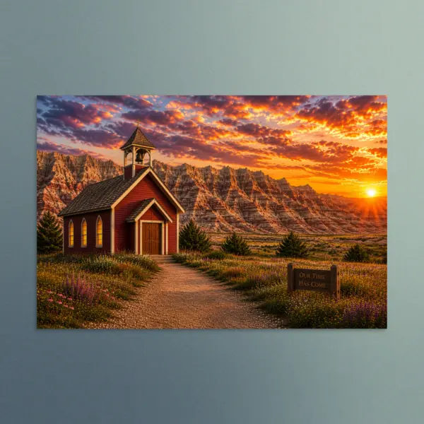 Our Time Has Come - South Dakota - Christian Devotional Art Print - Rectangle/Landscape