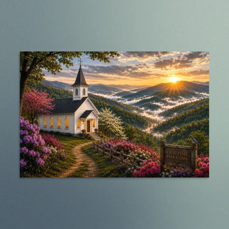 Our Time Has Come - Tennessee - Christian Devotional Art Print - Rectangle/Landscape