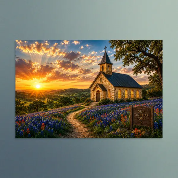 Our Time Has Come - Texas - Christian Devotional Art Print - Rectangle/Landscape