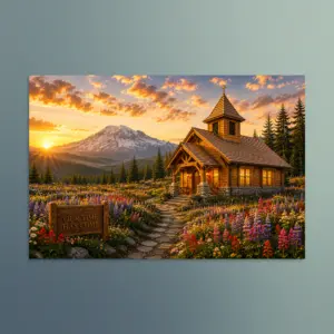 Our Time Has Come - Washington - Christian Devotional Art Print - Rectangle/Landscape