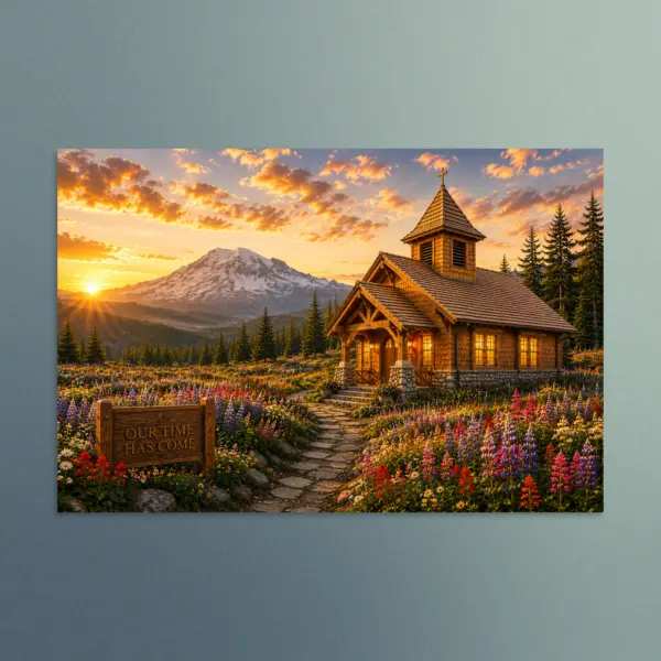 Our Time Has Come - Washington - Christian Devotional Art Print - Rectangle/Landscape