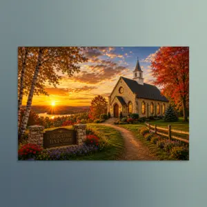 Our Time Has Come - Wisconsin - Christian Devotional Art Print - Rectangle/Landscape