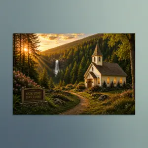Our Time Has Come - West Virginia - Christian Devotional Art Print - Rectangle/Landscape