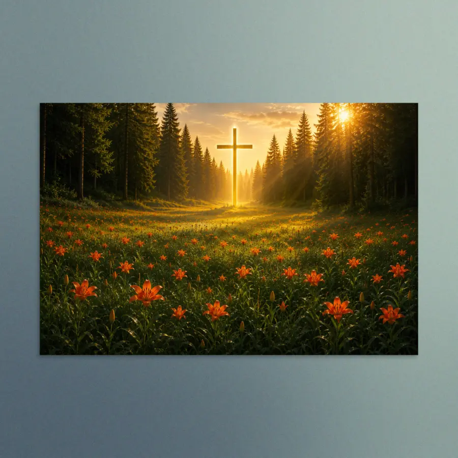 Hope in Bloom - Christian Devotional Art Print - Rectangle/Landscape