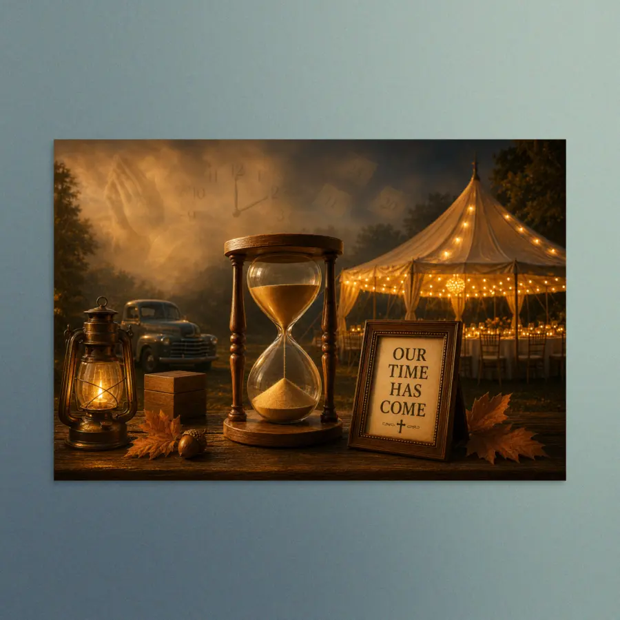 Our Time Has Come - The Hour of Hope - Christian Devotional Art Print - Rectangle/Landscape