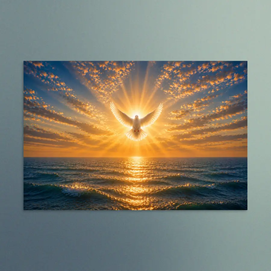 Hope On The Horizon - Christian Devotional Art Print - Rectangle/Landscape