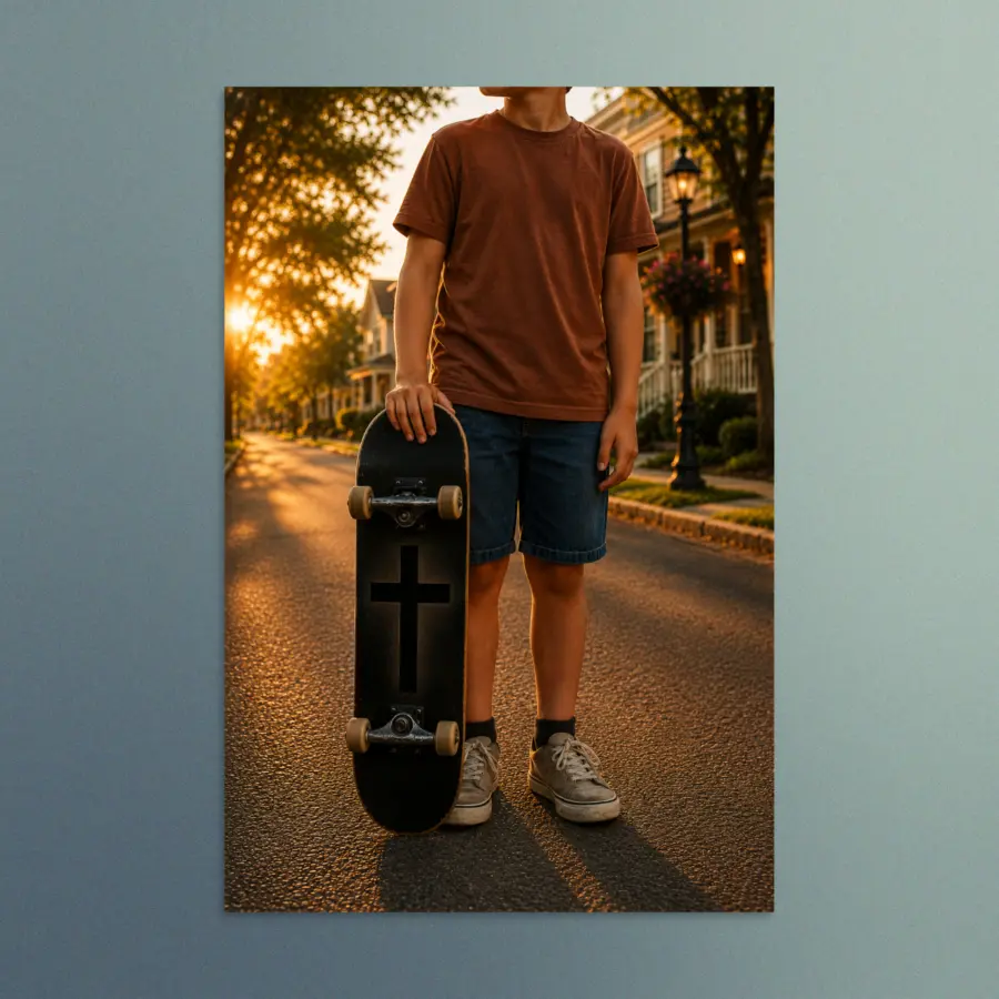 Ride in Motion - Christian Devotional Art Print - Rectangle/Landscape