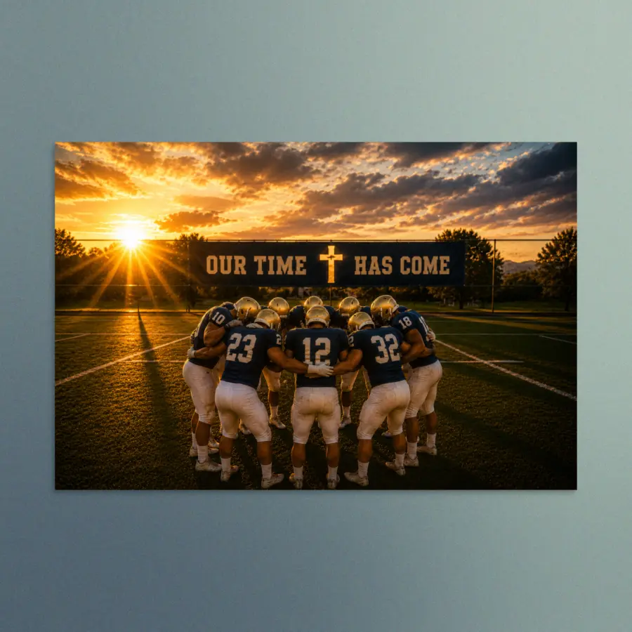 Our Time Has Come - United in Faith - Christian Devotional Art Print - Rectangle/Landscape