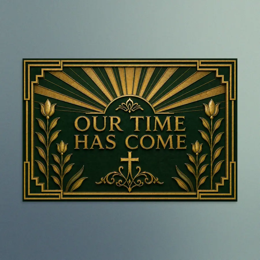 Our Time Has Come - The Proclomation - Christian Devotional Art Print - Rectangle/Landscape