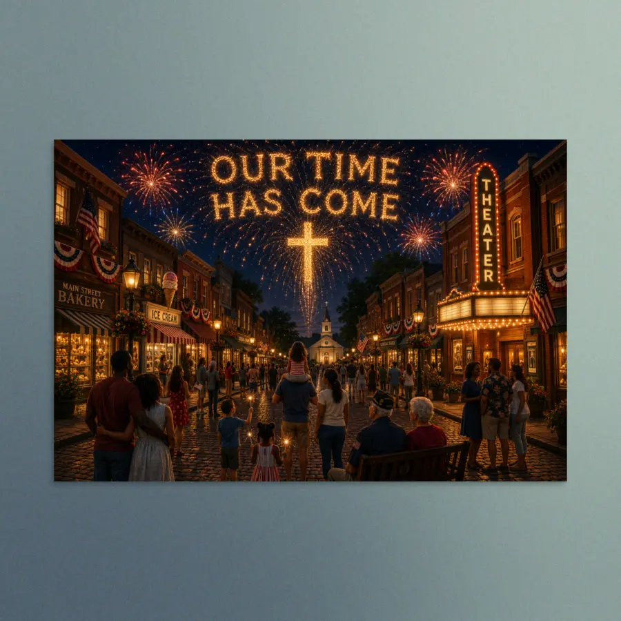 Our Time Has Come - Celebration of Hope - Christian Devotional Art Print - Rectangle/Landscape