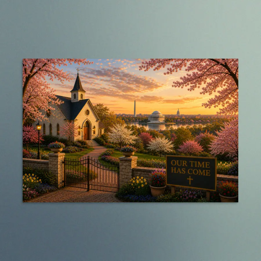 Our Time Has Come - Washington D.C. - Christian Devotional Art Print - Rectangle/Landscape