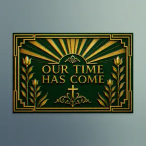 Our Time Has Come - 3D The Proclamation - Christian Devotional Art Print - Rectangle/Landscape