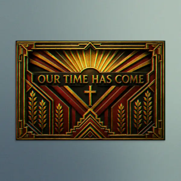 Our Time Has Come - 3D The Dawn of Hope - Christian Devotional Art Print - Rectangle/Landscape