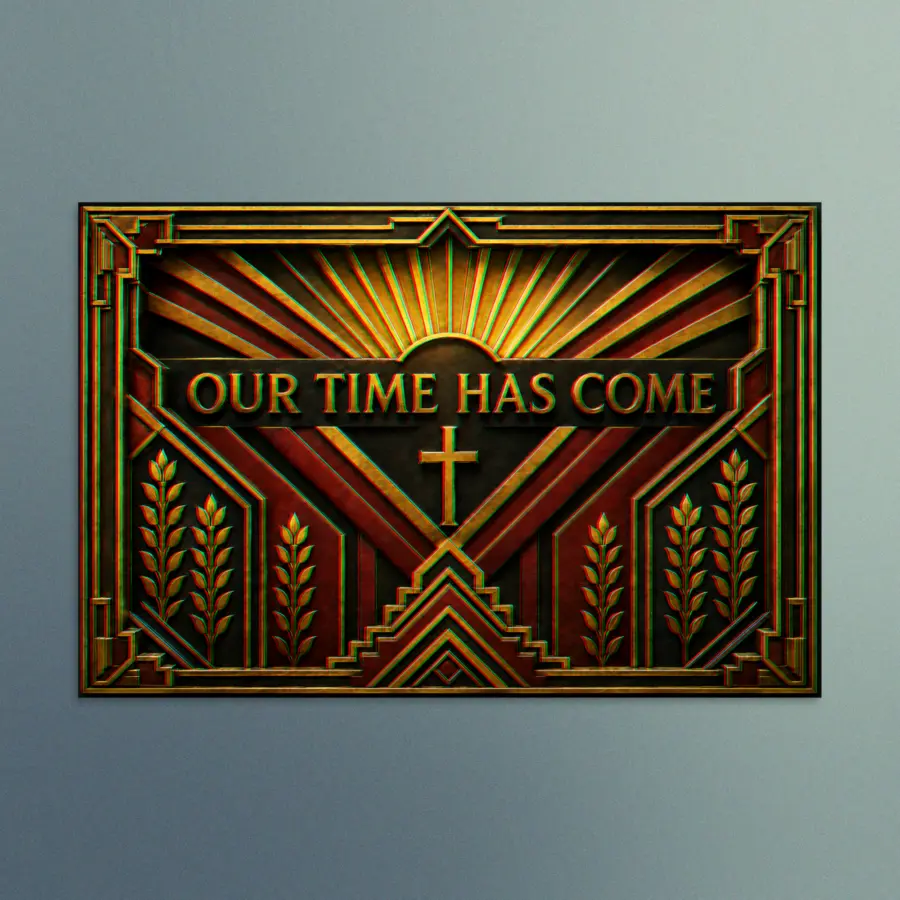Our Time Has Come - 3D The Dawn of Hope - Christian Devotional Art Print - Rectangle/Landscape