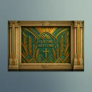 Our Time Has Come - 3D The House of Hope - Christian Devotional Art Print - Rectangle/Landscape