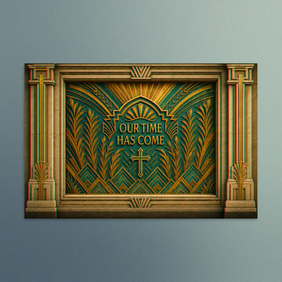 Our Time Has Come - 3D The House of Hope - Christian Devotional Art Print - Rectangle/Landscape