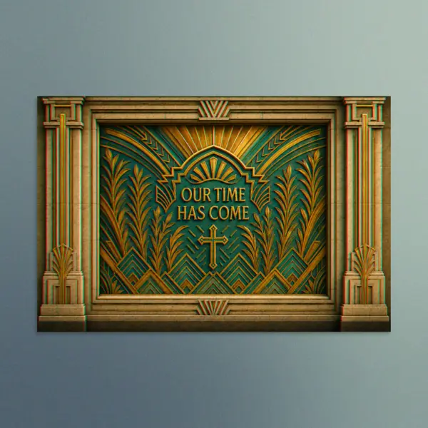 Our Time Has Come - 3D The House of Hope - Christian Devotional Art Print - Rectangle/Landscape