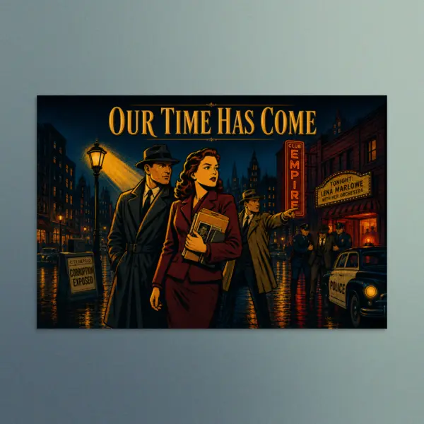 Our Time Has Come - The Night Truth Won -  Devotional Art Print - Rectangle/Landscape