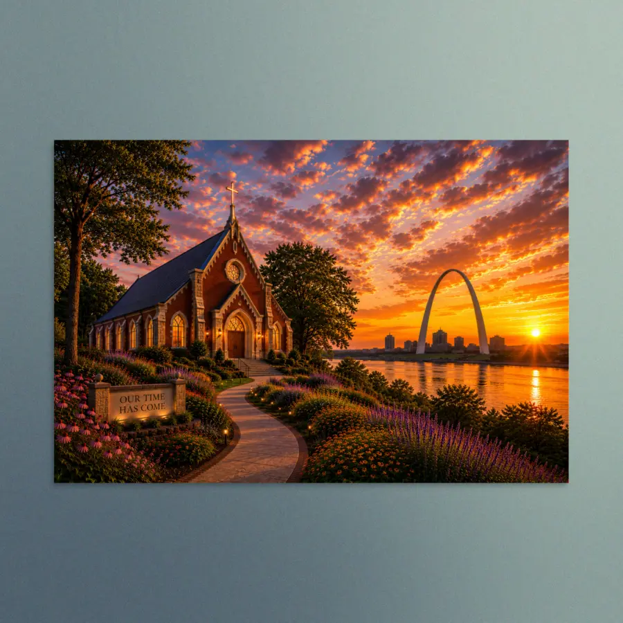 Our Time Has Come - Missouri - Christian Devotional Art Print - Rectangle/Landscape