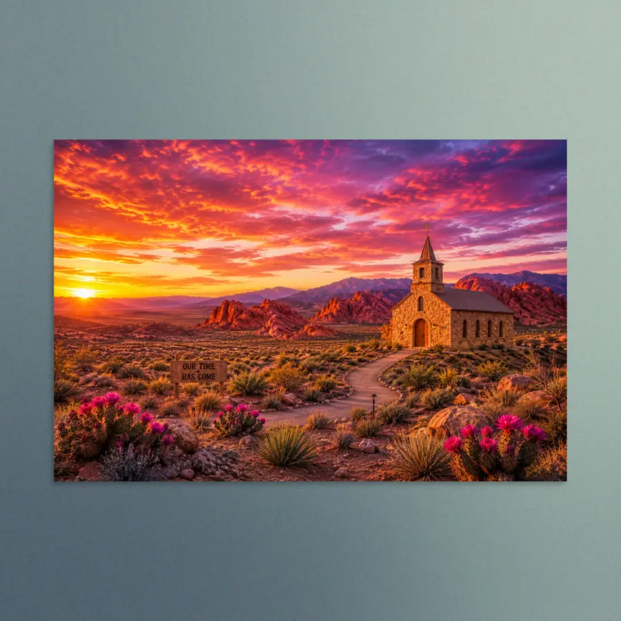 Our Time Has Come - Nevada - Christian Devotional Art Print - Rectangle/Landscape
