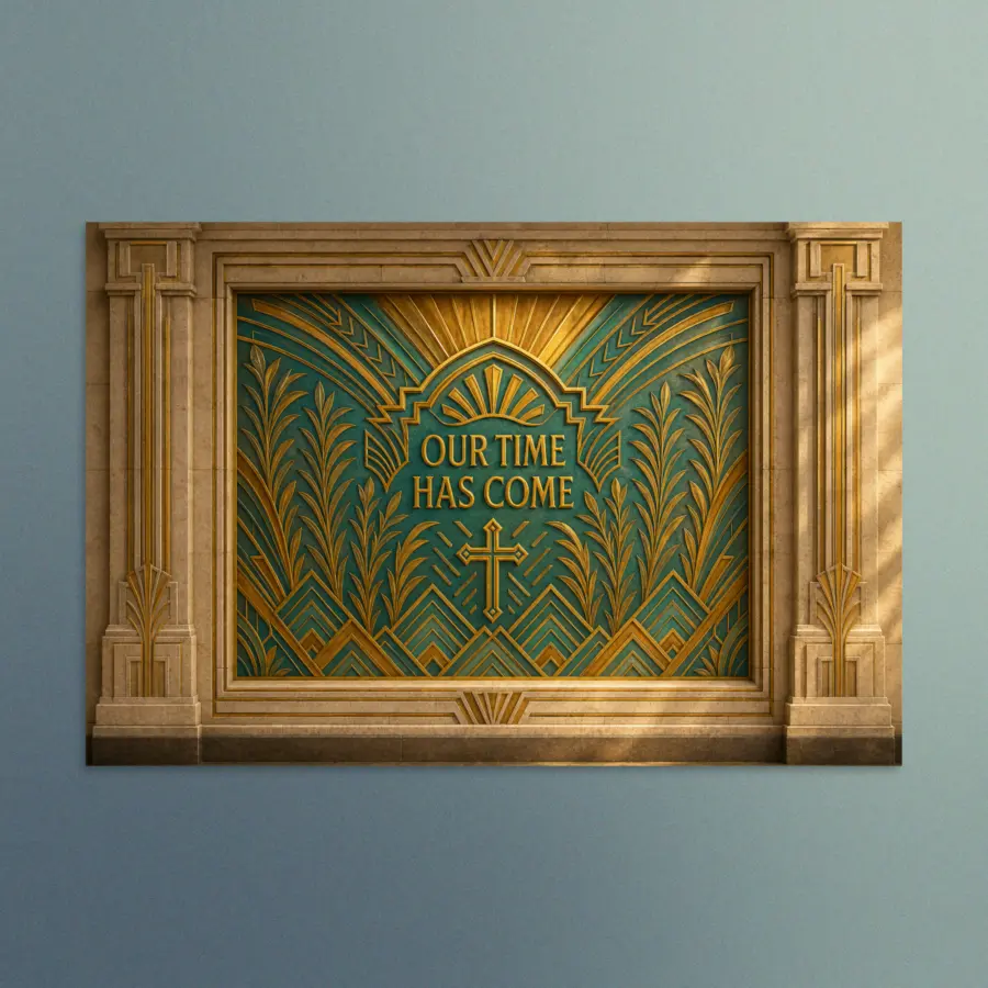 Our Time Has Come - The House of Hope - Christian Devotional Art Print - Rectangle/Landscape